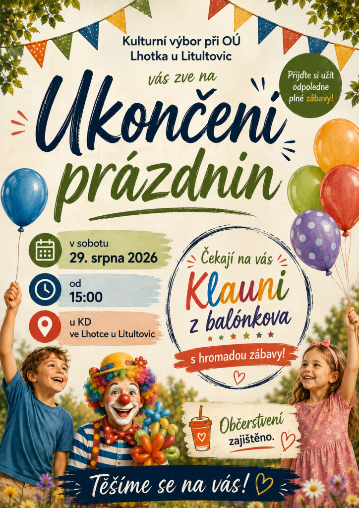 IKONČENÍ PRÁZDNIN
