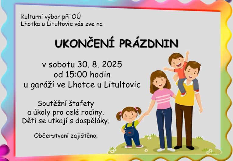UKONČENÍ PRÁZDNIN