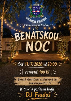BENÁTSKÁ NOC  11.7.2026